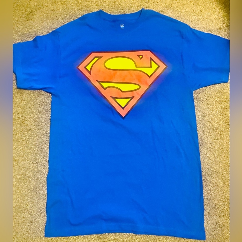 Blue Superman Shirt|Medium|Unisex|NWT